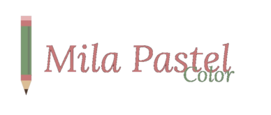 logo mila pastel color